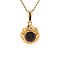 vintage Gold pendant with garnet 14 krt