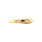vintage Gouden Engelse pinkring met diamant 18 krt