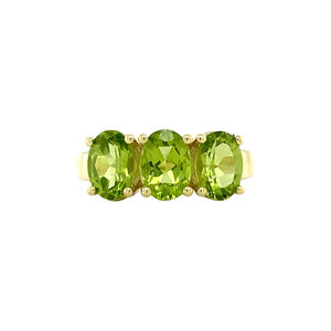Marlene ring 14 krt - Lime