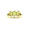 vintage Marlene ring 14 kt - Lime