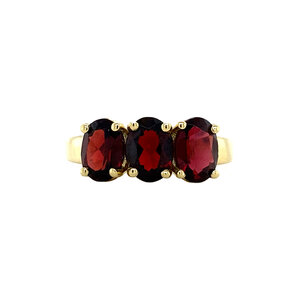 Marlene ring 14 krt -Merlot