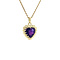 vintage Sophia pendant 14 kt - Violet