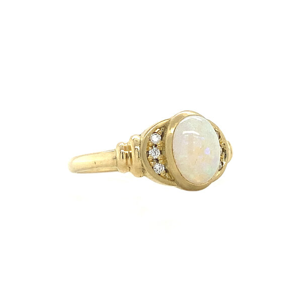 vintage Jane ring 14 krt - Aurora
