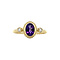 vintage Pattie ring 14 kt - Violet