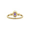 vintage Pattie ring 14 kt - Violet
