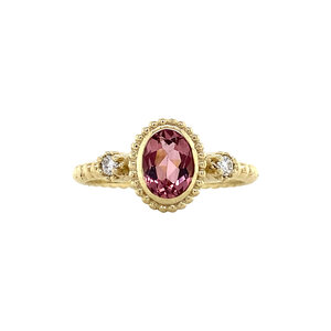 Pattie ring 14 krt - Pink Sakura