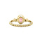 vintage Pattie ring 14 kt - Pink Sakura