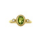 vintage Pattie ring 14 kt - lime