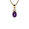 vintage Audrey hanger 14 krt - Violet