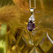 vintage Audrey hanger 14 krt - Violet