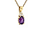 vintage Audrey hanger 14 krt - Violet