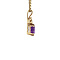 vintage Audrey hanger 14 krt - Violet