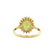 vintage Lady Di ring 14 kt - Lime
