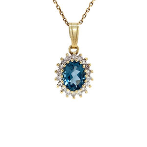 Lady di pendant 14 krt - London