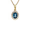 vintage Lady di pendant 14 kt - London
