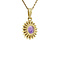 vintage Lady di pendant 14 kt - Violet