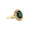 vintage Lady Di ring 14 kt - Sapphire