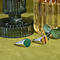 vintage Twiggy ring 925 - Royal Green
