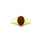 vintage Twiggy ring xxs 14 krt - Tiger eye