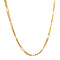 vintage Gold length necklace fantasy 70 cm 18 krt