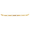 vintage Gouden armband figaro 18 cm 14 krt