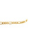 vintage Gouden armband figaro 18 cm 14 krt