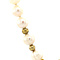 vintage Pearl necklace with gold details 43 cm 14 krt