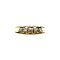 vintage Gold ring with diamonds 14 krt