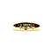 vintage Gold ring with diamonds 14 krt