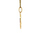 vintage Gouden hanger maria met sluier 18 krt