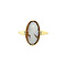 vintage Gold ring with camee 14 krt