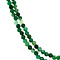 vintage Emerald necklace with gold clasp 40 cm 18 krt