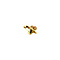 vintage Gold brooch with diamonds 14 krt