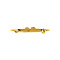 vintage Gold brooch with diamonds 14 krt