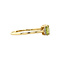 vintage Ring with quartz and diamond 9 krt