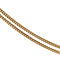 vintage Gouden gourmet lengtecollier 14 krt
