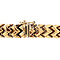 vintage Gold bracelet fantasy 18.5 cm 14 krt