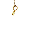 vintage Gold pendant with diamond 14 krt