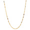 vintage Gold length necklace fantasy 50 cm 14 krt