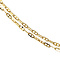 vintage Gold length necklace fantasy 50 cm 14 krt