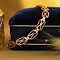 vintage Gold bracelet fantasy 19 cm 14 krt