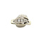 vintage Witgouden ring met diamant 14 krt