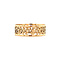 vintage Gold ring fantasy 14 krt