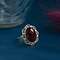 vintage Gold ring with carnelian 14 ct