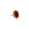 vintage Gold ring with carnelian 14 ct