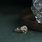 vintage Gold ring with rose diamond 14 krt