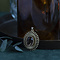vintage Hanger met rookkwarts 9 krt