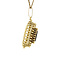 vintage Pendant with smoky quartz 9 krt