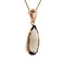 vintage Gold pendant with smoky quartz 14 ct