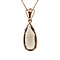 vintage Gold pendant with smoky quartz 14 ct